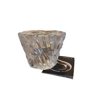 Orrefors Swedish Ice Candle Holder